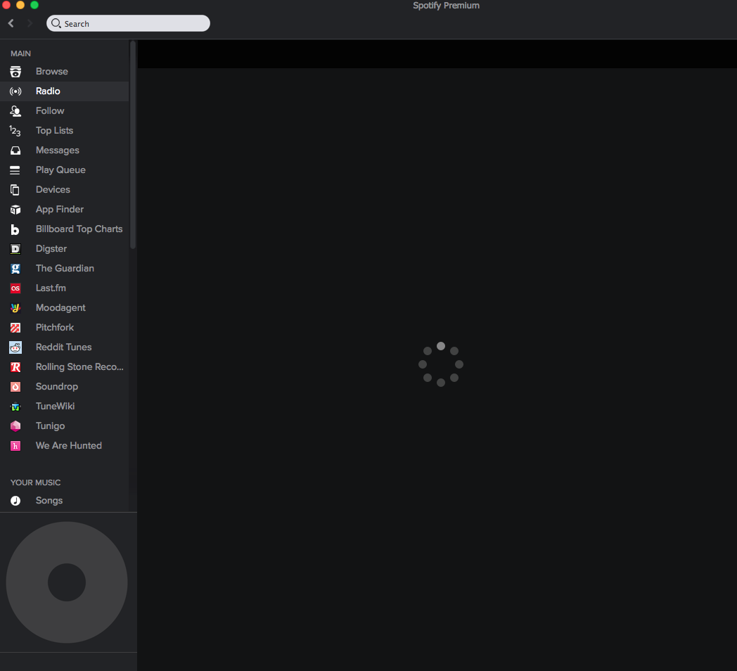 Spotify Desktop App Never Loads